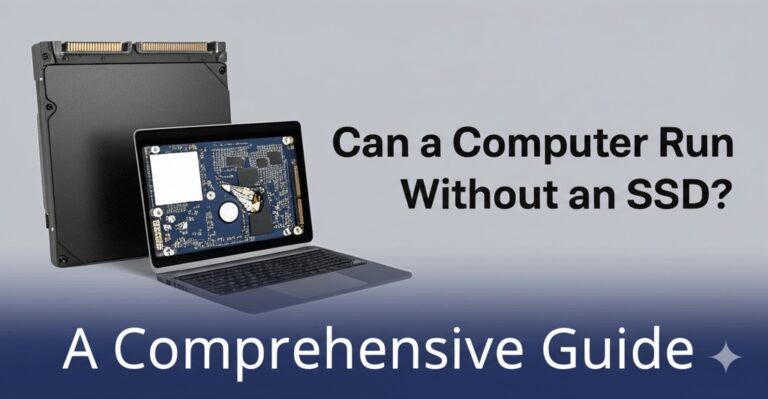 can a computer run without ssd