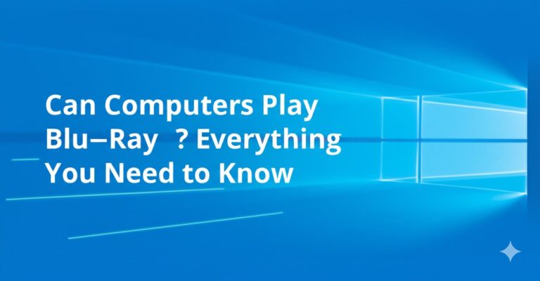 can computers play blu ray