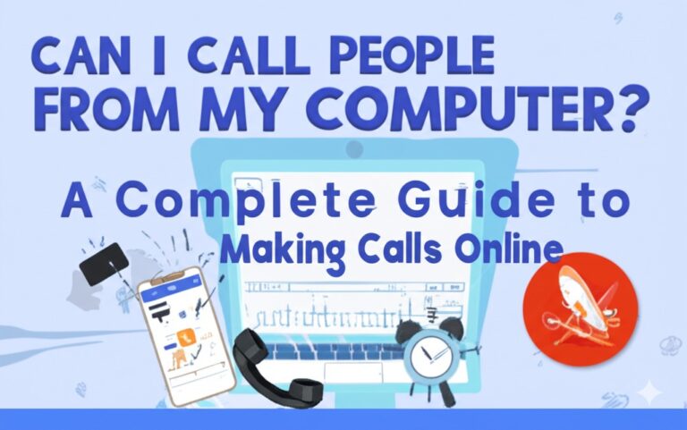 can i call people from my computer