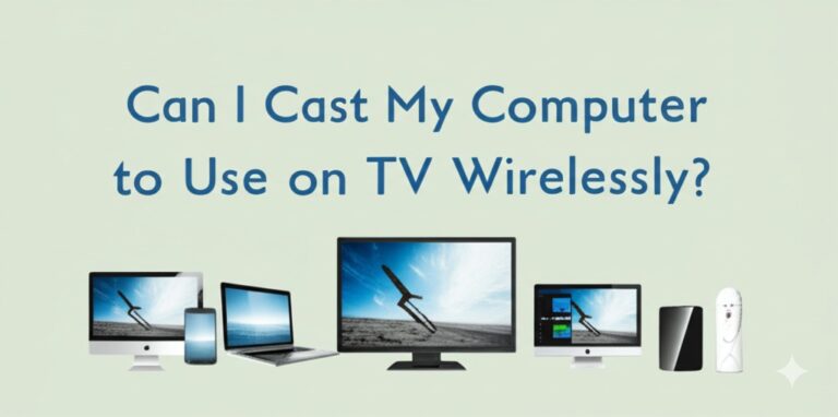 can i cast computer to use on tv wirelessly