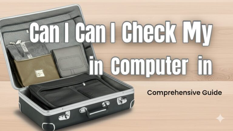 can i check my computer in luggage
