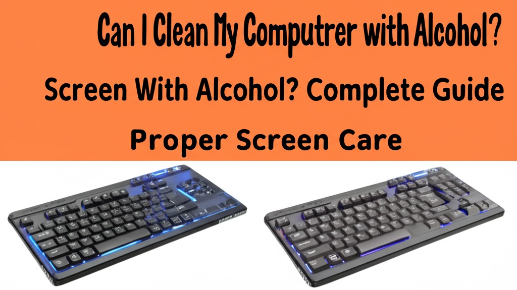 can i clean my computer screen with alcohol