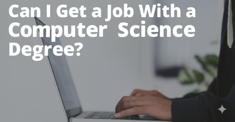 can i get a job with computer science degree