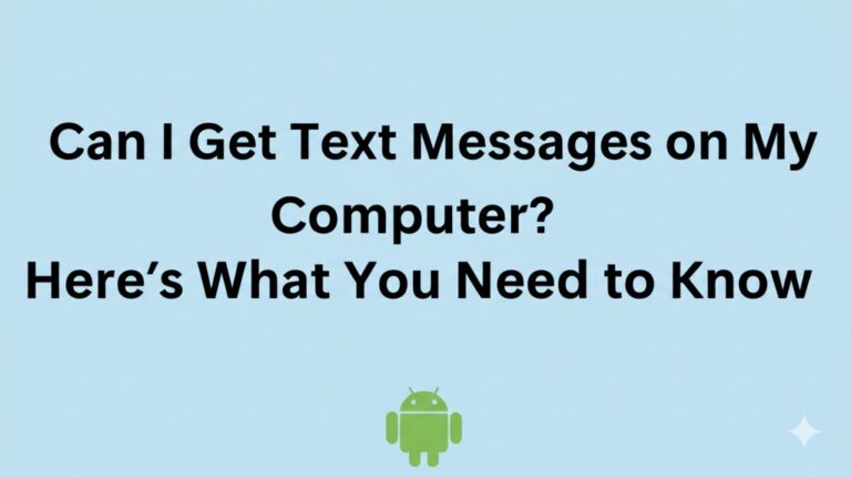 can i get text messages on my computer