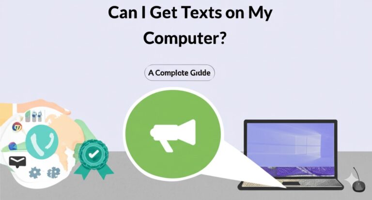 can i get texts on my computer