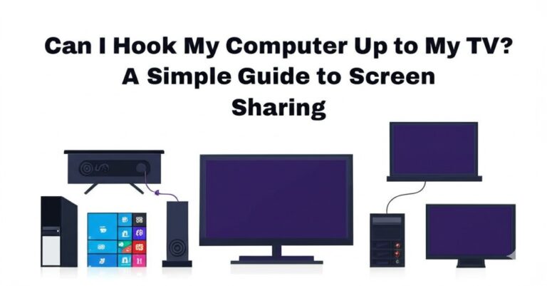 can i hook my computer up to my tv