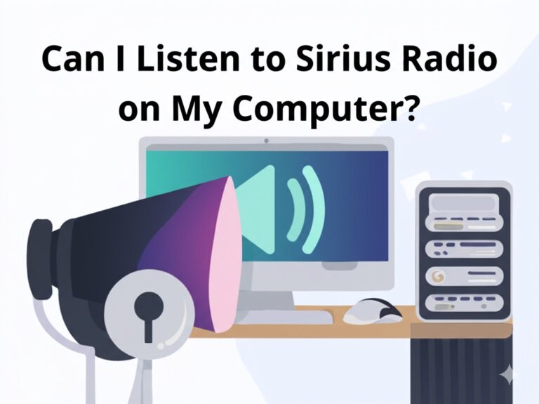 can i listen to sirius radio on my computer