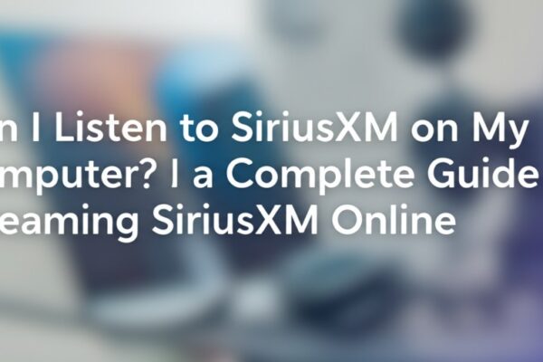 can i listen to sirius xm on my computer