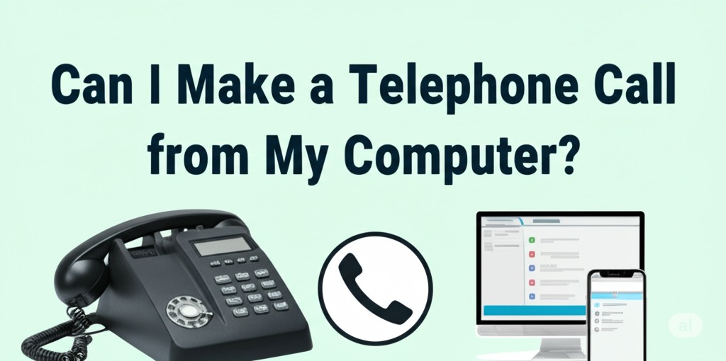 can i make a telephone call from my computer