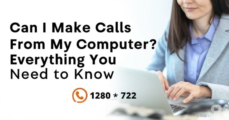 can i make calls from my computer