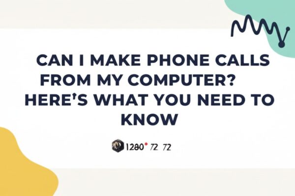 can i make phone calls from my computer